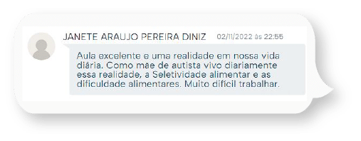 Certificação em Nutrição no Autismo: da teoria à prática